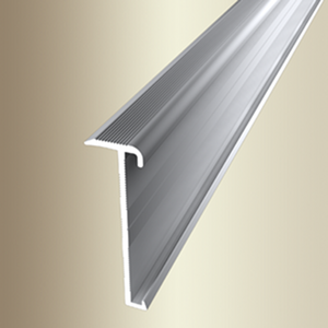 Küberit - Trapneusprofiel 846 14x56mm tbv 2-3mm PVC zilver - afbeelding 2