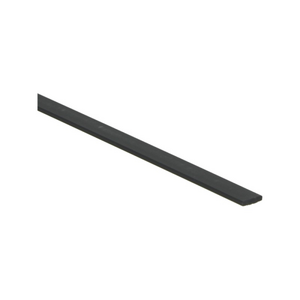 PPC - PVC Bies 2,3 x 10 mm x 100 cm zwart (per stuk)